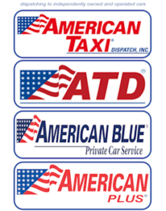 Illustration of Chicago Taxi Private Car Dispatch American Taxi