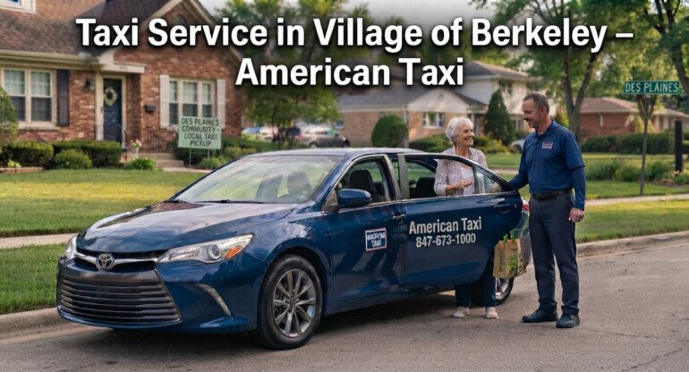 Berkeley IL taxi, cab Berkeley Illinois, west