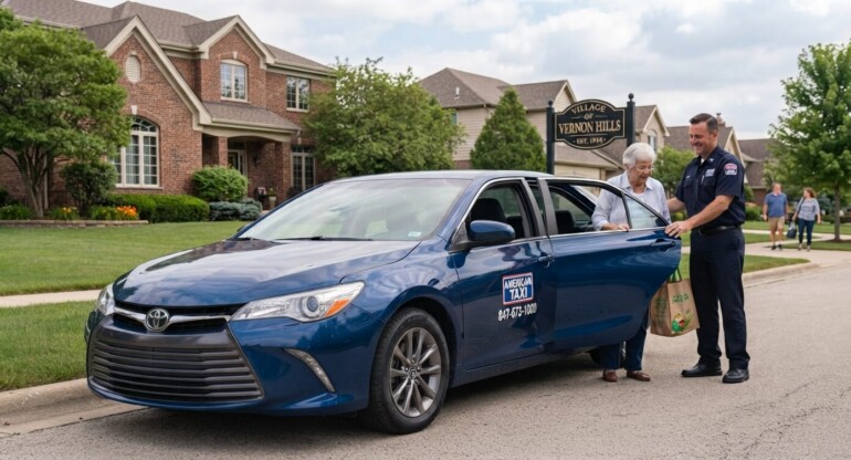 Vernon Hills taxi, cab Vernon Hills IL, north suburb taxi